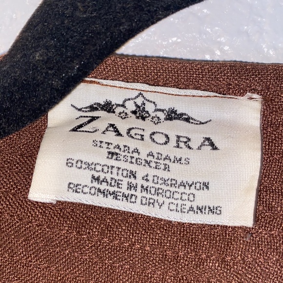 Zagora Fringe Throw On Sleeved Cape - Picture 6 of 6